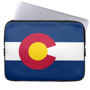 Colorado: The Centennial US State Flag Laptop Sleeve