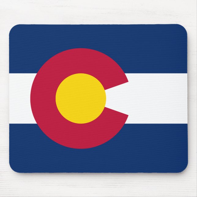 Colorado: The Centennial US State Flag Mouse Pad (Front)