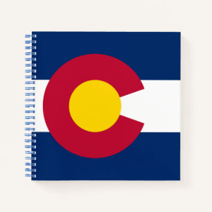 Colorado: The Centennial US State Flag Notebook