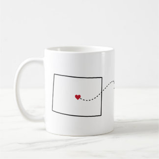 Colorado to Ohio - Heart2Heart Coffee Mug