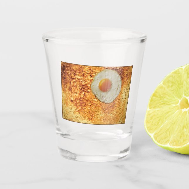 Colorado Toast & Egg Shot Glass (Front)
