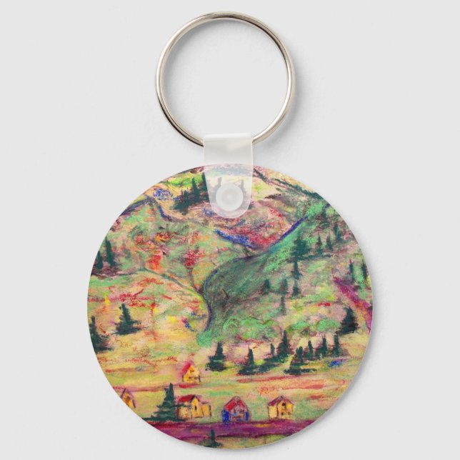 colorado  town key ring (Front)