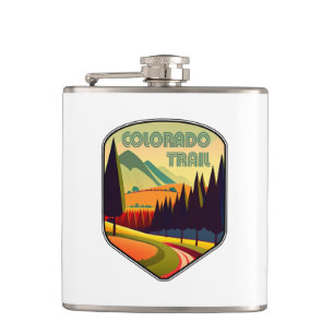 Colorado Trail Colours Hip Flask