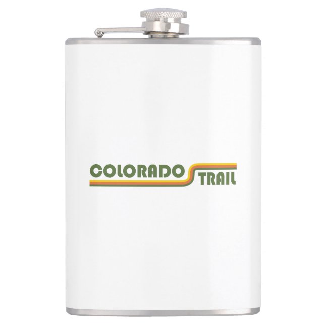 Colorado Trail Hip Flask (Front)