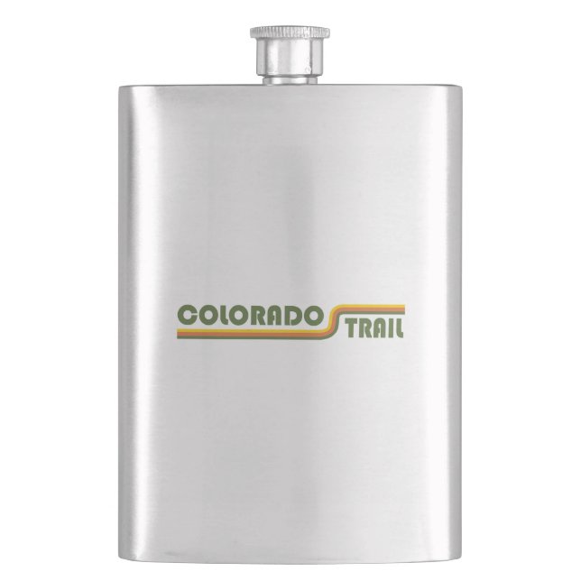 Colorado Trail Hip Flask (Front)
