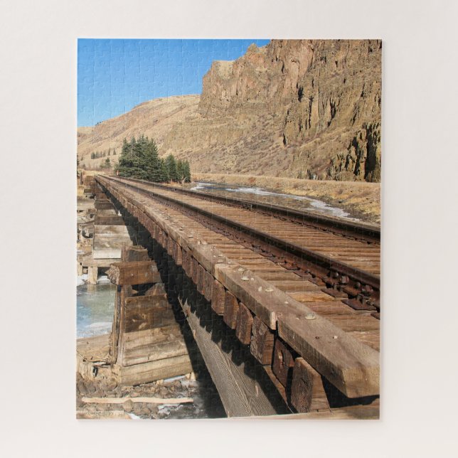 Colorado Train Trestle - 16x20 - 520 pcs. Jigsaw Puzzle (Vertical)