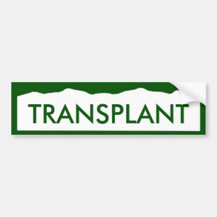 Colorado TRANSPLANT Bumper Sticker