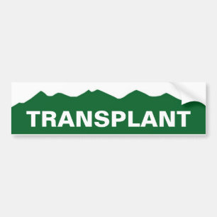 COLORADO TRANSPLANT BUMPER STICKER