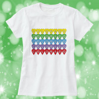 Colorado US State Hearts Rainbow