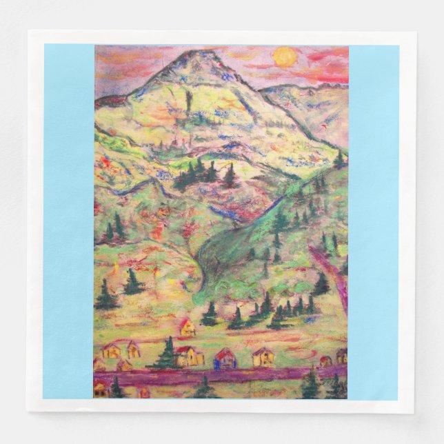 colorado  village napkin (Front)