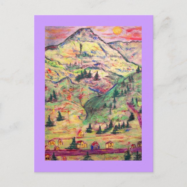 colorado  village postcard (Front)