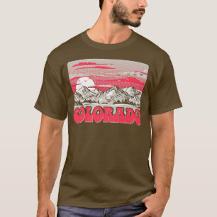 Colorado Vintage Eighties Mountains Retro Graphic T-Shirt