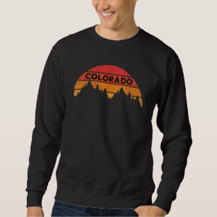 Colorado Vintage Rocky Mountains Nature Outdoor Hi Sweatshirt