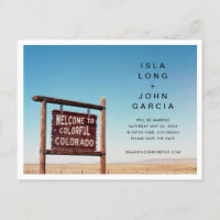 Colorado Wedding Save the Date