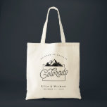 Colorado Wedding Welcome Tote Bag<br><div class="desc">This Colorado tote is perfect for welcoming out of town guests to your wedding! Pack it with local goodies for an extra fun welcome package.</div>