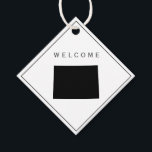 Colorado Welcome Bag Gift Tag for Wedding Weekend<br><div class="desc">These are the perfect little state map gift tags for your wedding welcome bags or favours. You can customise front and back text.</div>