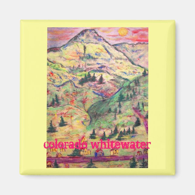 colorado whitewater magnet (Front)