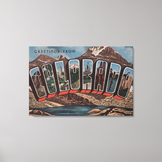 ColoradoLarge Letter ScenesColorado Canvas Print (Front)