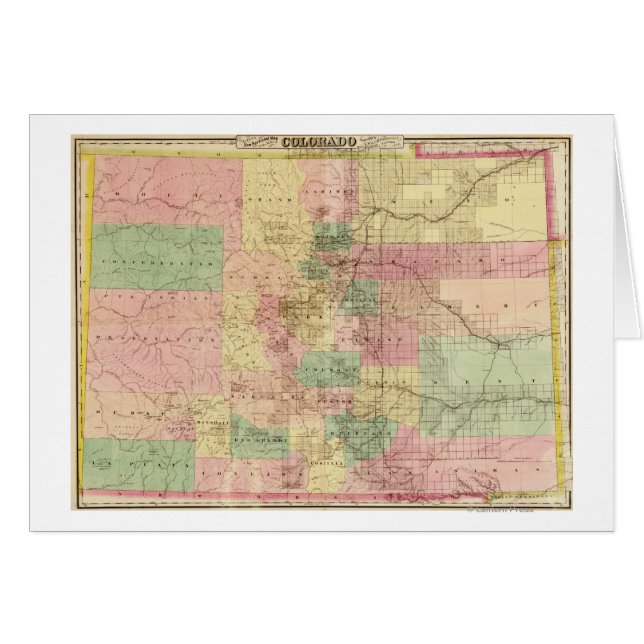 ColoradoPanoramic MapColorado (Front Horizontal)