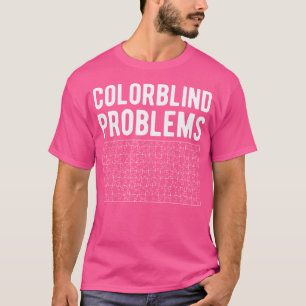 Colorblind Dissectologist Colour Blindness Jigsaw  T-Shirt