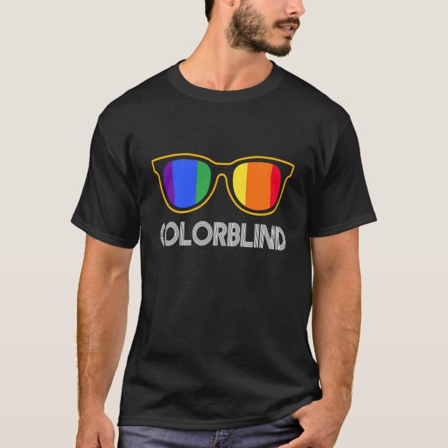 Colorblind Sunglasses Equality T-Shirt (Front)