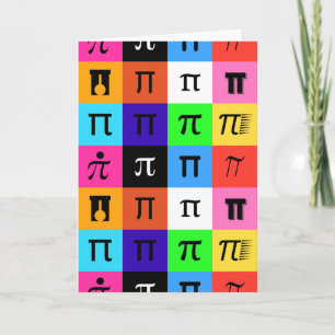 colorblock happy pi day card