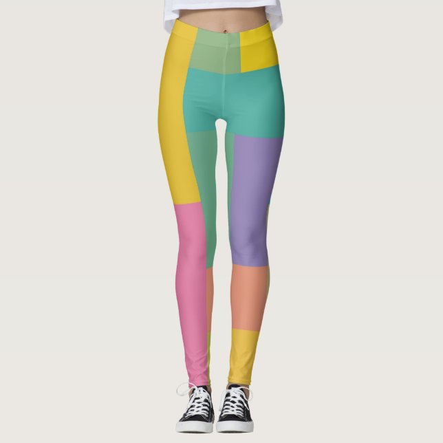 Colorblock Leggings (Front)