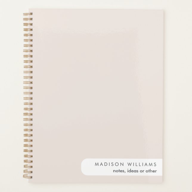 Colorblock Modern Minimalist Simple Planner (Front)
