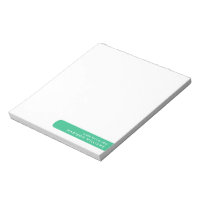 Colorblock Modern Minimalist Stylish Notepad