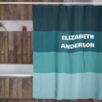 Colorblock Teal Horizontal Stripe