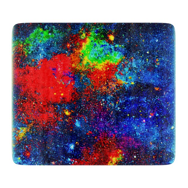 Colorburst Cosmos. Buy Now Cutting Board (Front)