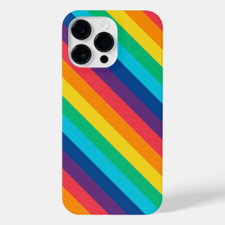 Colorburst Elegance: Diagonal Striped  iPhone 14 Pro Max Case
