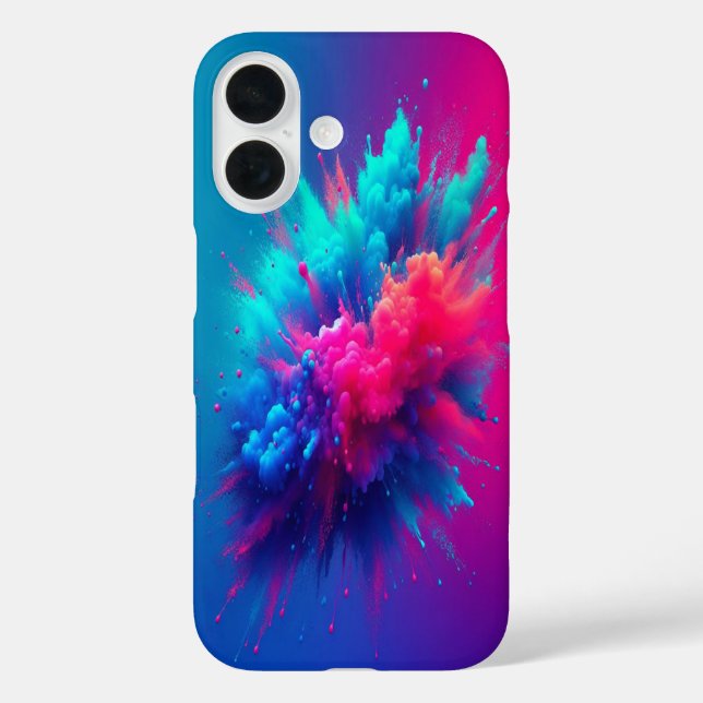 Colorburst Impact Case-Mate iPhone Case (Back)