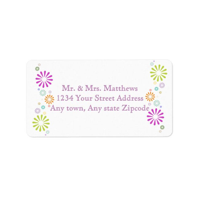 Colorbursts Label (Front)