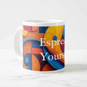 Colorcube 5 Colourful Cubism Speciality Mug