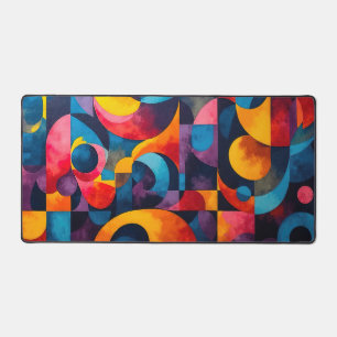 Colorcube 6 Colourful Cubism Desk Mat