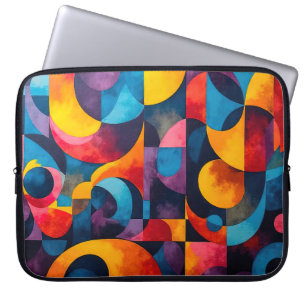 Colorcube 6 Colourful Cubism Laptop Case