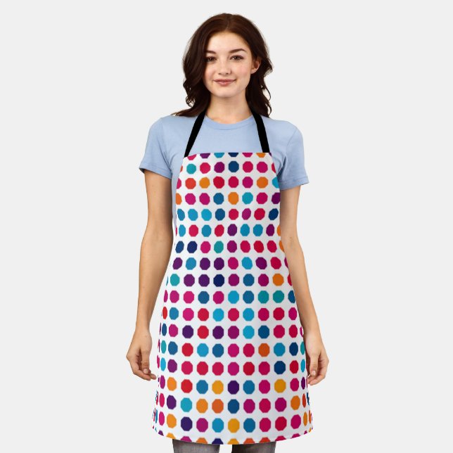 Colore polka-dot  apron (Worn)
