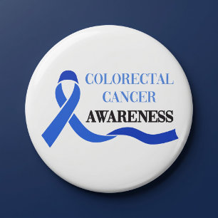 Colorectal Cancer Awareness 7.5 Cm Round Badge