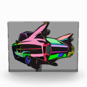 Colored cadillac photo block