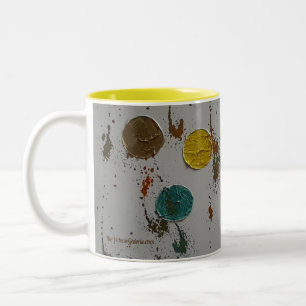 COLORED CIRCLES Two-Toned Mug