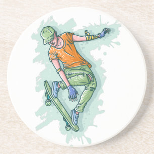 Colored Flying Skater Coaster