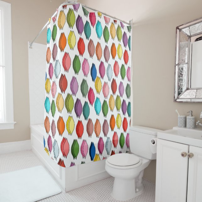 Colored Leaves  Shower Curtain (In Situ)