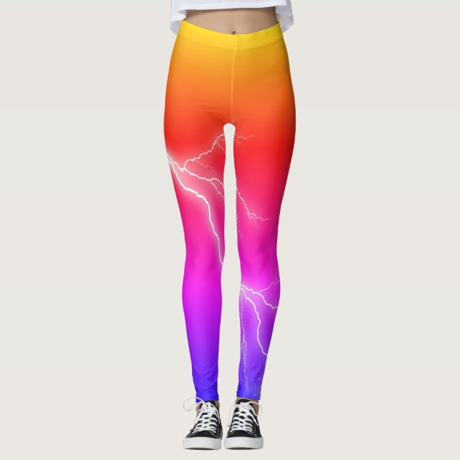 Colored Lightning Leggings (Front)