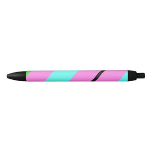 Colored lines black ink pen