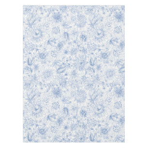 Colored Pencil Floral Tablecloth