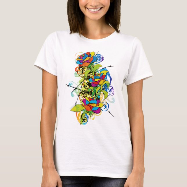 Colored_Roses T-Shirt (Front)