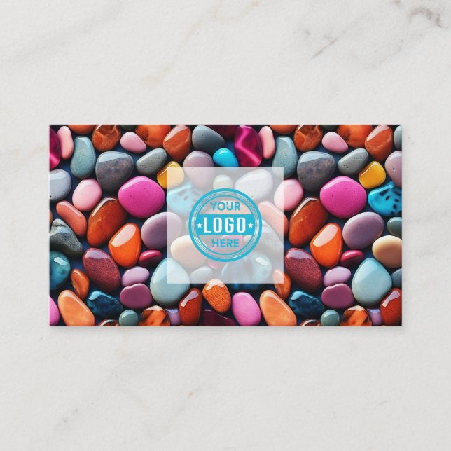 Colored Stones Business Card (Front)