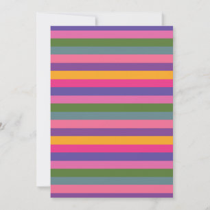 colored striped card
