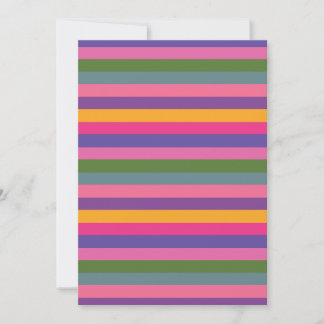 colored striped card